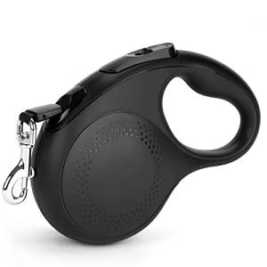 JUBDUG Retractable Dog Leash, 26 Feet Dog Leash for Small to Large Dogs up to 110lbs, Anti-Slip Handle One Button Lock and Release, Heavy Duty 360° Tangle-Free