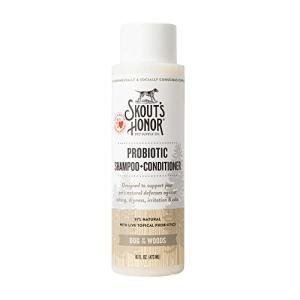 Skout’s Honor Probiotic Natural Dog Shampoo and Conditioner with Avocado Oil & Omega-3s, Gentle Puppy Shampoo, Hydrating Dog Conditioner, 97% Natural, Paraben & Sulfate-Free, Cruelty-Free, 16 oz