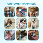 Boshel Large Dog Nail Clippers with Safety Guard to Avoid Over-Cutting Nails and Free Nail File, Razor Sharp Blades, Professional at Home Grooming