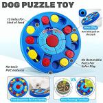 Joansan Dog Puzzle Toys Interactive Puzzle Game Dog Toy for Smart Dogs IQ Stimulation Treat Puzzle Toy for Dogs Treat Training,Puzzle Slow Feeder to Aid Pets Digestion (Advanced Level 2-3)