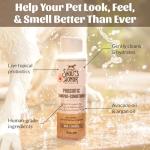 Skout’s Honor Probiotic Natural Dog Shampoo and Conditioner with Avocado Oil & Omega-3s, Gentle Puppy Shampoo, Hydrating Dog Conditioner, 97% Natural, Paraben & Sulfate-Free, Cruelty-Free, 16 oz