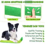 Letsmeet Squeak Dog Toys for Stress Release & Boredom Relief, Dog Puzzle IQ Training, Snuffle Foraging Instinct Training - Suitable for Small, Medium & Large Dogs