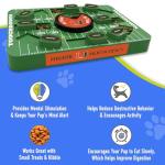 Pets First NCAA Miami University Large Puzzle Toy, Dog Puzzle Treat Toy, New Large Size, Interactive Dog Treat Toy, Dog Slow Feeding Toy