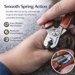 Diamondg Heavy Duty Dog Nail Clipper and Trimmer with Full Length Hardened Steel and Wooden Handle