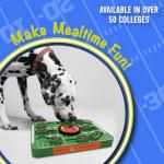 Pets First NCAA Miami University Large Puzzle Toy, Dog Puzzle Treat Toy, New Large Size, Interactive Dog Treat Toy, Dog Slow Feeding Toy
