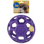 JW Pet Hol-ee Roller Dog Toy Puzzle Ball, Natural Rubber, Extra Large (7.5 Inch Diameter), Colors May Vary, (Count of 1)