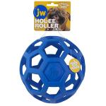 JW Pet Hol-ee Roller Dog Toy Puzzle Ball, Natural Rubber, Extra Large (7.5 Inch Diameter), Colors May Vary, (Count of 1)