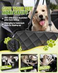 Durable Waterproof Dog Car Seat Cover with Hammock