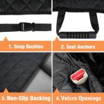 Waterproof Scratchproof Back Seat Cover for Dogs