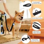 6 FT Heavy Duty Dog Leash with Padded Handles