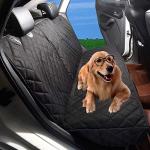Black Waterproof Car Seat Cover for Dogs