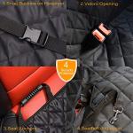 Black Waterproof Car Seat Cover for Dogs