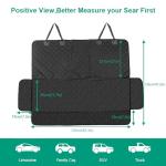 Dog Car Seat Cover for Kids & Fur Protection