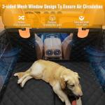 PETICON Waterproof Dog Booster Car Seat with Windows