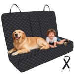 Black Waterproof Car Seat Cover for Dogs