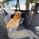 Waterproof Dog Seat Cover with Mesh Window