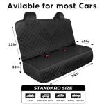 Fidozen Waterproof Dog Car Seat Cover - Black