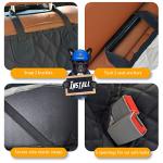 Waterproof Dog Car Seat Cover with Mesh Window