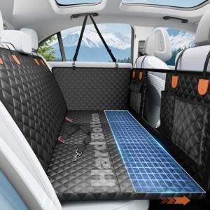 Waterproof Dog Car Seat Cover with Mesh Window