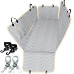 Waterproof Dog Car Seat Cover with Seat Belts