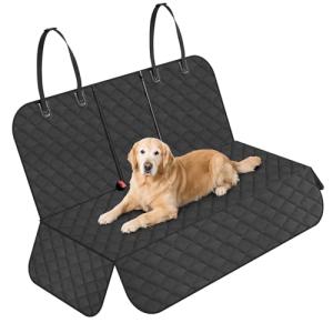 Eamefia Waterproof Dog Car Seat Cover - Black