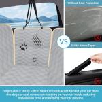 Waterproof Dog Car Seat Cover with Seat Belts