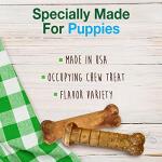 Nylabone Natural Puppy Chews, Roast Beef & Bacon