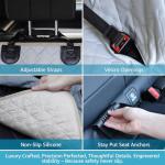 Waterproof Dog Car Seat Cover with Seat Belts