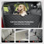 REEVAA Waterproof Dog Hammock Seat Cover for Trucks