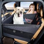 Large Waterproof Dog Car Seat Extender in Black