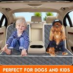 Yuntec Waterproof Dog Car Back Seat Cover
