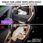 Large Waterproof Dog Car Seat Extender in Black