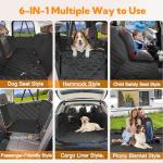 Waterproof Dog Car Seat Cover with Side Flap