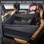 Large Waterproof Dog Car Seat Extender in Black