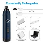 Casfuy Electric Dog Nail Grinder - 2-Speed Trimmer