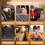 Scratchproof Waterproof Dog Car Seat Cover with Mesh