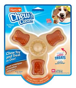 Hartz Chew ‘n Clean Chicken Flavor Dog Toy