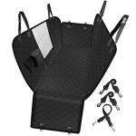 Dog Car Seat Cover with Storage and Visual Window