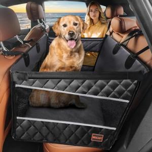 MIXJOY Waterproof Dog Car Seat & Back Extender