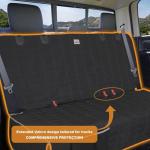 Dog Car Seat Cover for Back Seat Protection