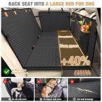 Heavy Duty Dog Car Hammock with Storage Pockets