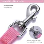 Siumouhoi 6 FT Pink Dog Leash with Collar Hook