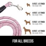 GORILLA GRIP Heavy Duty Reflective Dog Leash