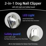 LUMIPAWS LED Dog Nail Clippers - Safe & Easy