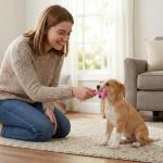 SPOT Bam-Bones Puppy T-Bone Chew Toys - 2 Pack