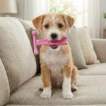 SPOT Bam-Bones Puppy T-Bone Chew Toys - 2 Pack