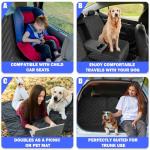 Yonktoo Dog Car Seat Cover for Backseat