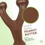 Benebone Wishbone Durable Dog Chew Toy - Peanut