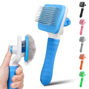 Self-Cleaning Slicker Brush for Dogs & Cats