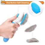 Self-Cleaning Slicker Brush for Dogs & Cats